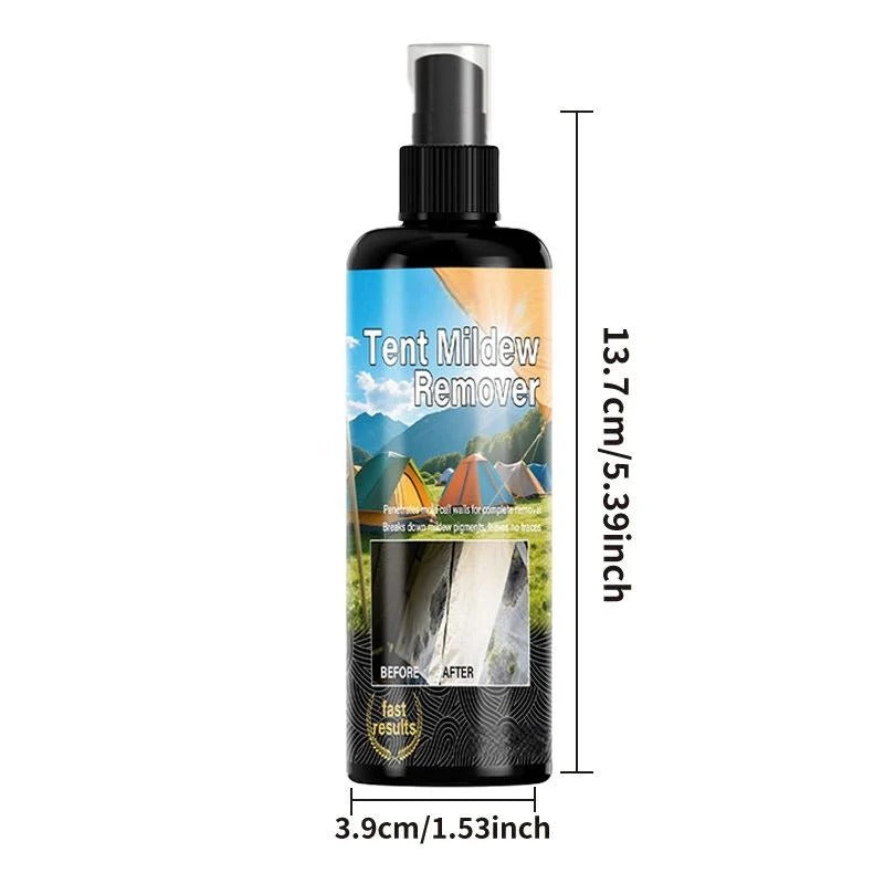 Outdoor Mildew Stain Cleaner – Spray on, wipes off mold instantly