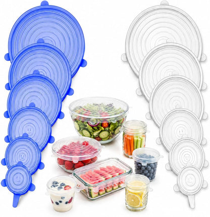 Reusable Silicone Stretch Lids Set Of Silicone Fresh-keeping Covers