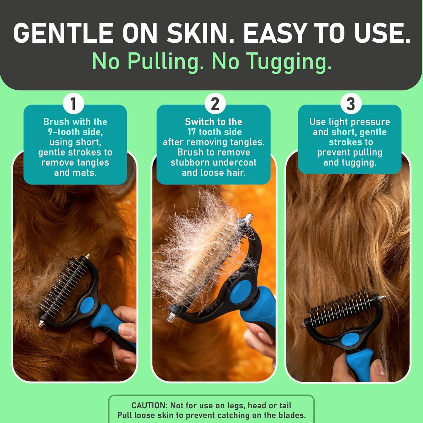 Professional Deshedding Tool For Dogs And Cats