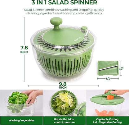 FreshSpin™ 5-in-1 Salad Spinner Pro