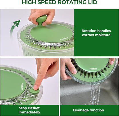 FreshSpin™ 5-in-1 Salad Spinner Pro