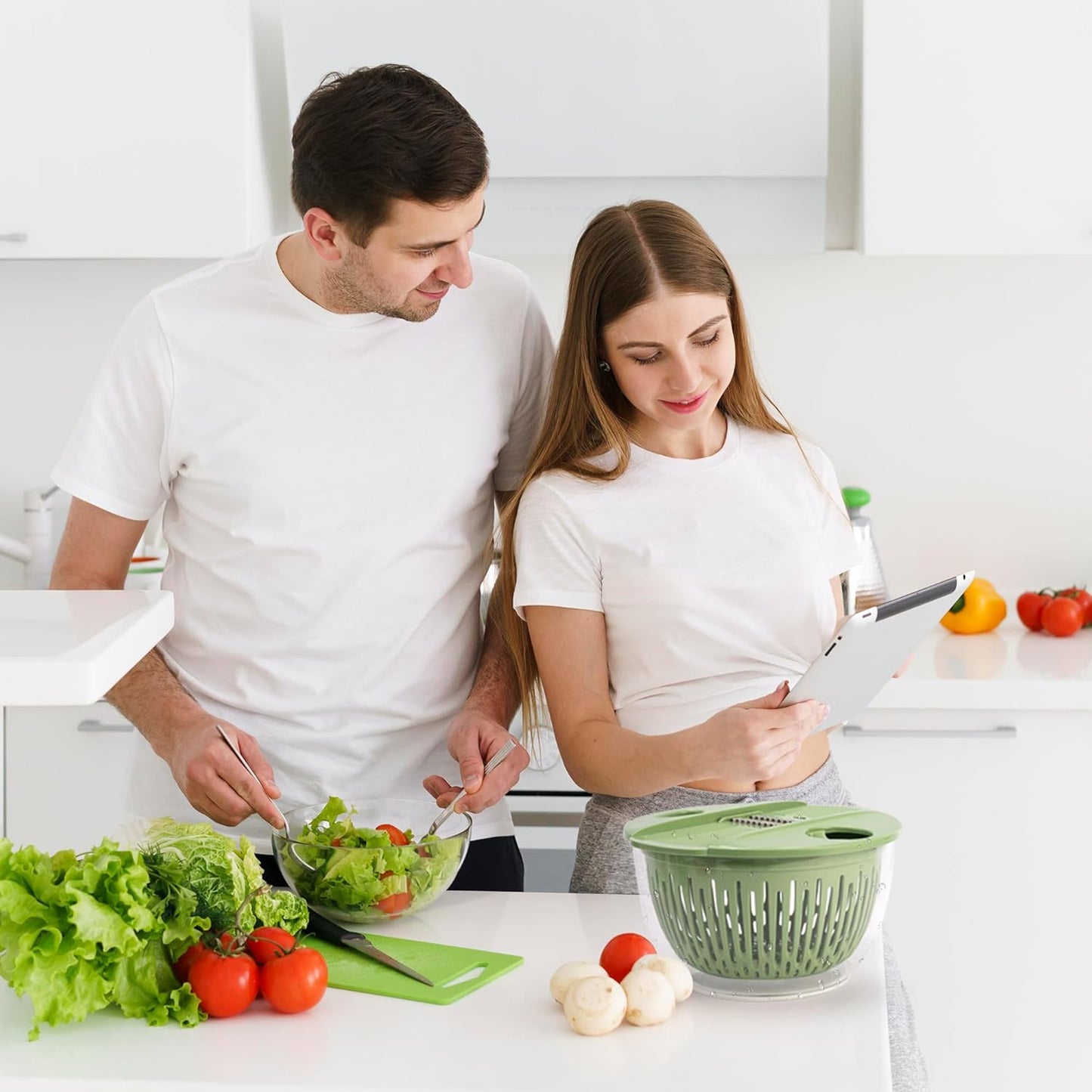 FreshSpin™ 5-in-1 Salad Spinner Pro