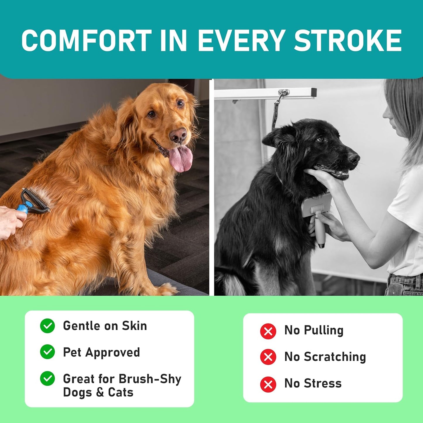 Professional Deshedding Tool For Dogs And Cats