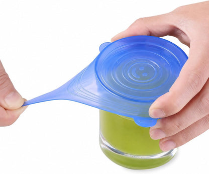 Reusable Silicone Stretch Lids Set Of Silicone Fresh-keeping Covers