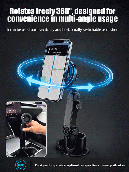 Adjustable Magnetic Phone and Cup Holder