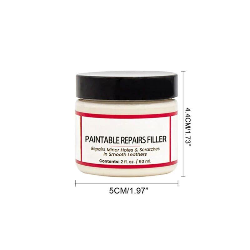 Leather repair cream – fills deep scratches & cracks, restores smooth feel, safe for all leather types!