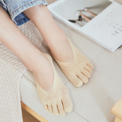 Orthopedic Invisible Toe Socks | Summer Five-Toe Shallow Socks 3 PACK