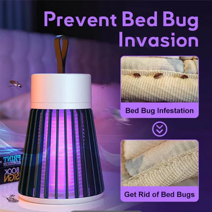 Zap-X Portable Insect Killer — Indoor & Outdoor Bug Zapper, Fly & Mosquito Trap PACK OF 2