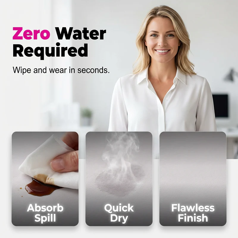 Portable stain remover wipes