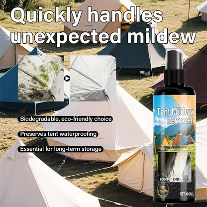 Outdoor Mildew Stain Cleaner – Spray on, wipes off mold instantly