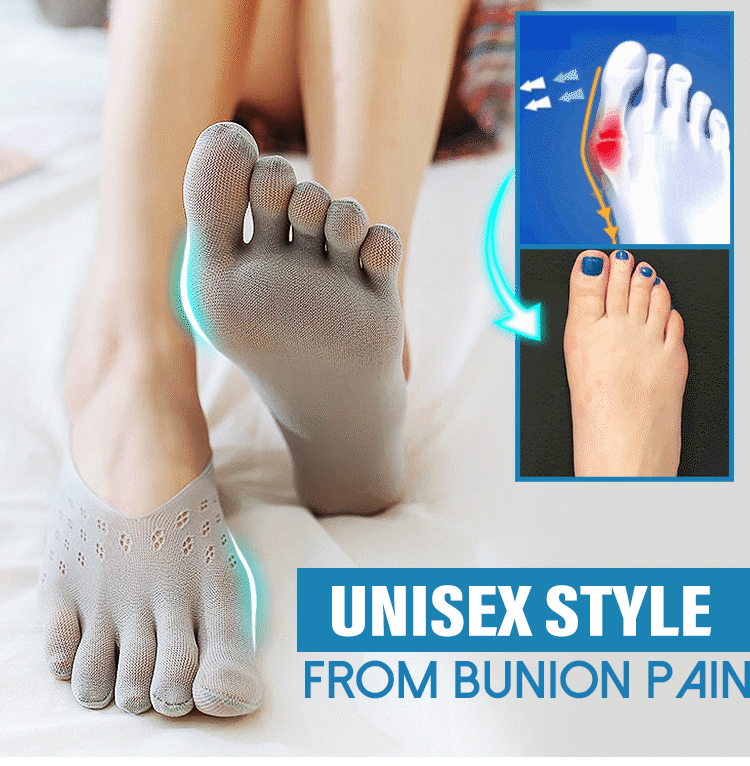Orthopedic Invisible Toe Socks | Summer Five-Toe Shallow Socks 3 PACK