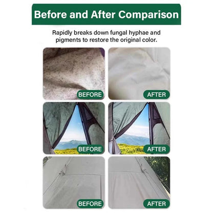 Outdoor Mildew Stain Cleaner – Spray on, wipes off mold instantly