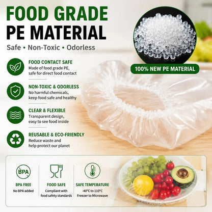 Disposable Food Covers Fresh Keeping Bags (100pcs)