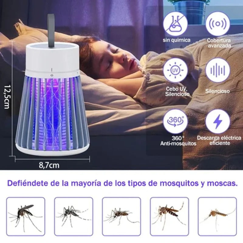 Zap-X Portable Insect Killer — Indoor & Outdoor Bug Zapper, Fly & Mosquito Trap PACK OF 2