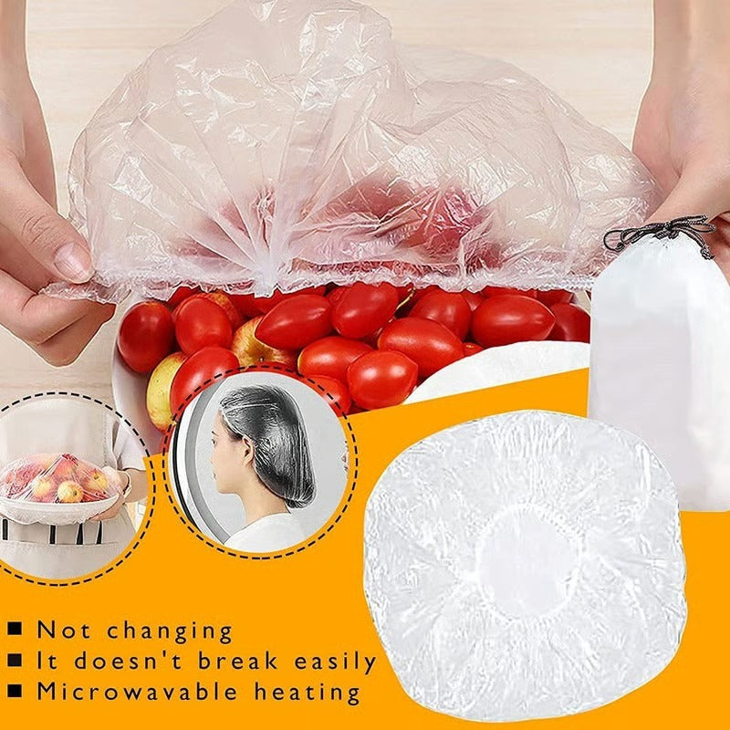Disposable Food Covers Fresh Keeping Bags (100pcs)