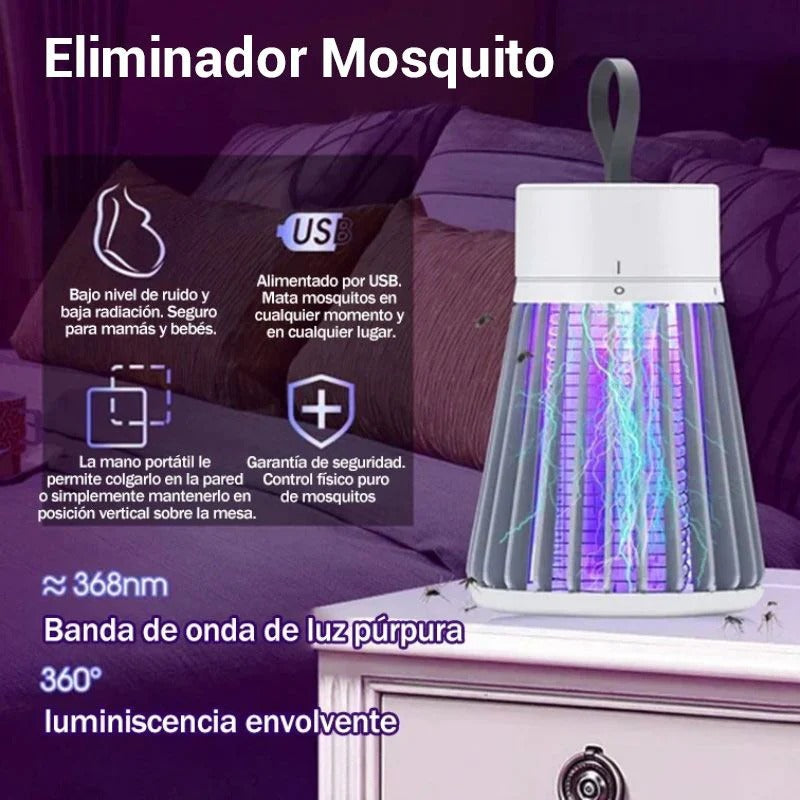 Zap-X Portable Insect Killer — Indoor & Outdoor Bug Zapper, Fly & Mosquito Trap PACK OF 2