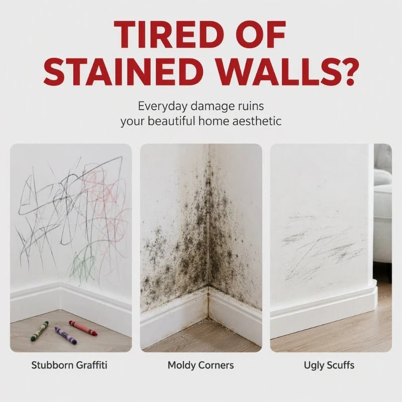Waterproof Wall Repair Paste with Integrated Small Roller Brush – Zolvio